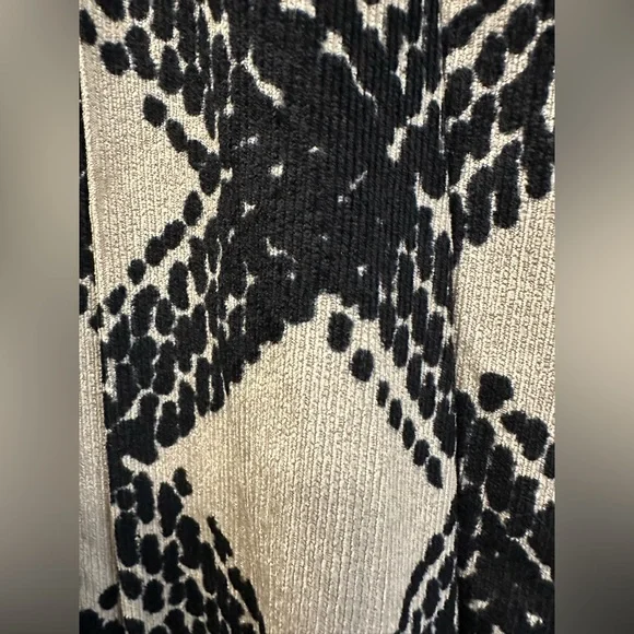 Anthropology Eva Franco Black Tan Fit Flare Women’s Dress Size 4 EUC Cocktail - Picture 6 of 8